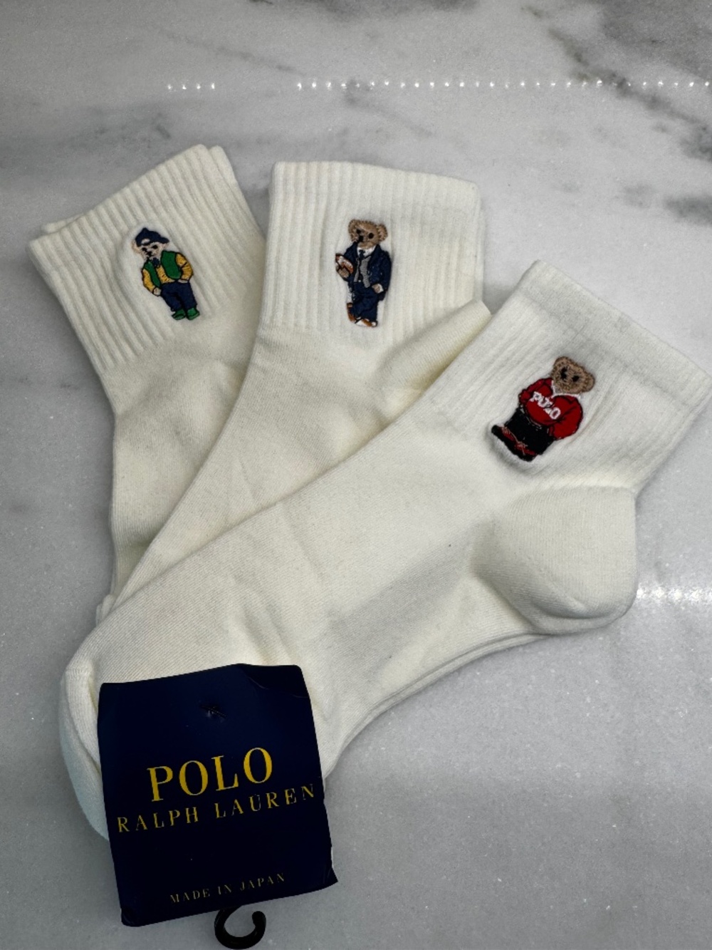 Polo Ralph Lauren 3pack Bear Socks